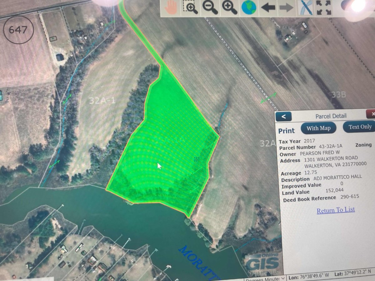 12.75 Acres Close to 19999 Hales Point Rd, Farnham&nbsp;VA